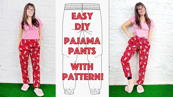 Easy DIY Pajama Pants [No Pattern Needed] – Mary Martha Mama