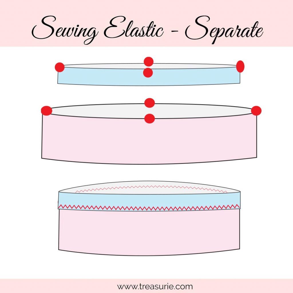How to Sew an Elastic Waistband | 4 EASIEST Ways | TREASURIE How to Sew an Elastic Waistband | 4 EASIEST Ways | TREASURIE