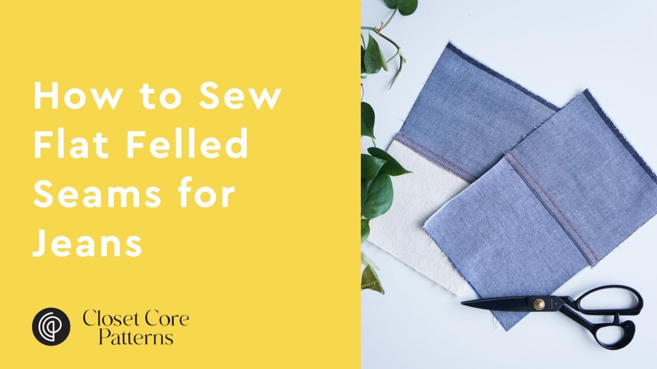 How to Sew Flat Felled Seams for Jeans: Two Ways! | Closet Core ... How to Sew Flat Felled Seams for Jeans: Two Ways! | Closet Core ...