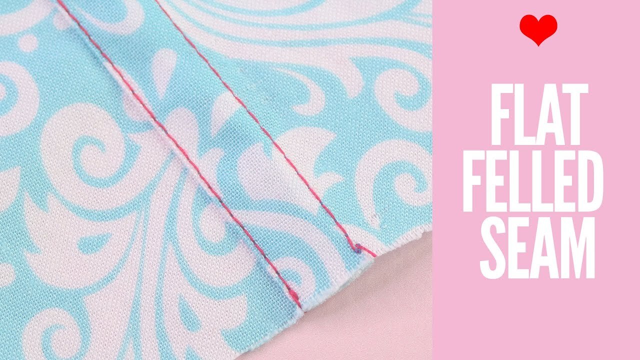 How to Sew a Flat Felled Seam - YouTube How to Sew a Flat Felled Seam - YouTube