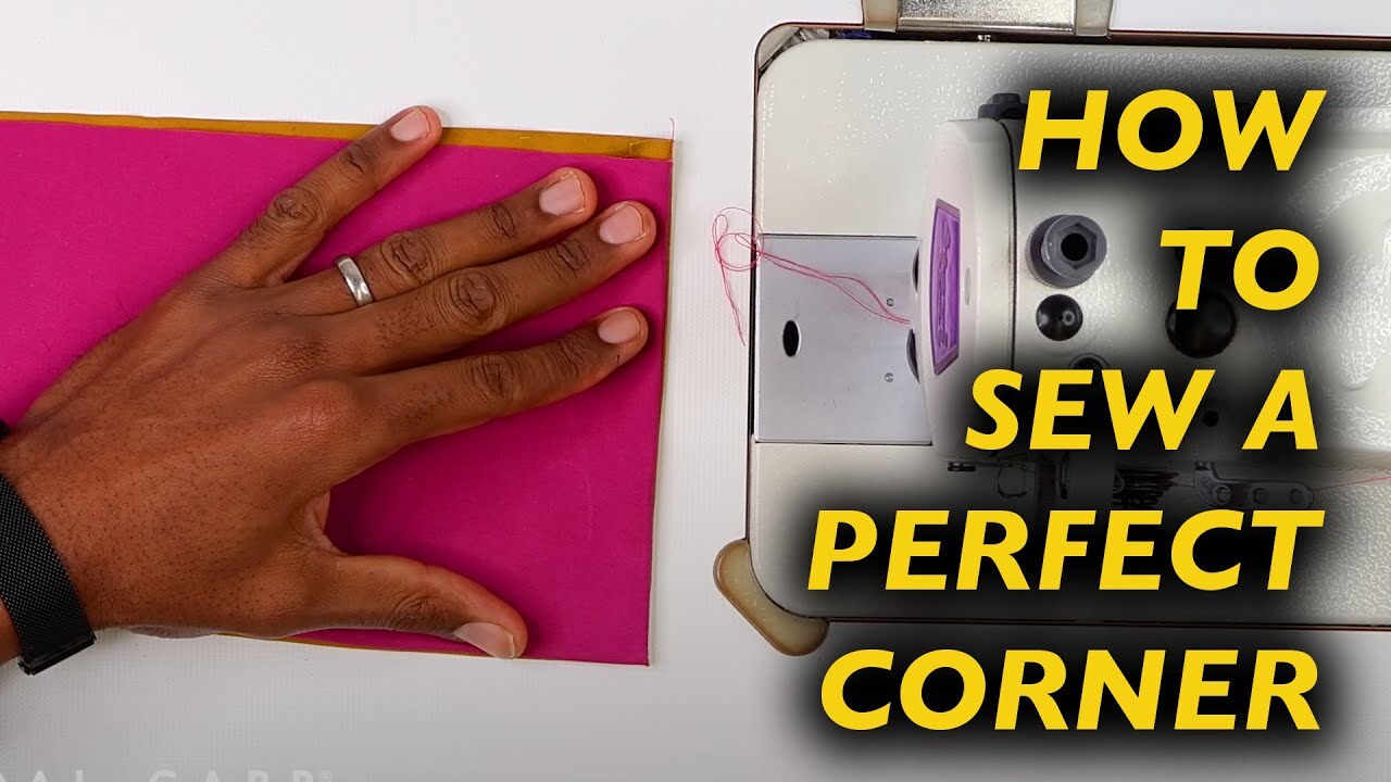 How To Sew Square/Corner Seams - YouTube