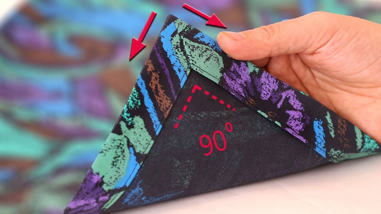 How to Sew Perfect Corners - YouTube