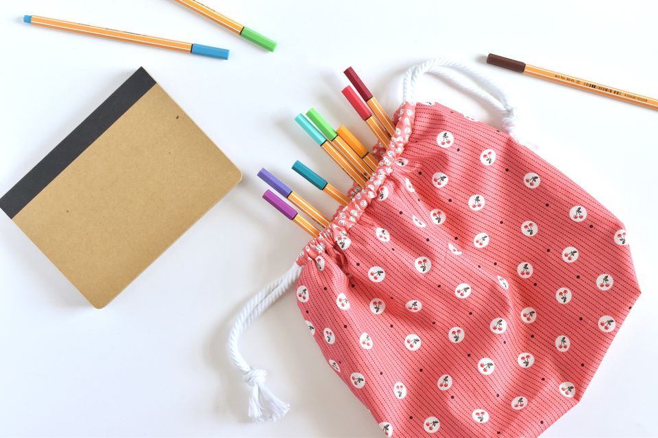 How to Sew a Drawstring Bag